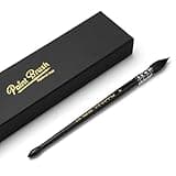 Professional Watercolor Brush, Fuumuui Natural Squirrel Hair Mop Brush, Round Quill Detail Fine Tip Watercolor Paint Brush for Water Color Gouache Ink Painting - Sizes #8