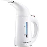 URPOWER Updated 180ml Steamer for Clothes, 7-in-1 Portable Handheld Garment Steamer, Fast Heat-up Clothes Steamer, Travel Steamer, High Capacity Fabric Steamer for Home and Travel