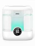 Dreo 6L Top Fill Humidifiers for Bedroom, 60H Runtime, 28 dB Quiet Supersized Cool Mist Humidifiers for Large Room, Air Humidifier for Home, Baby, Plant, Indoor, Night Light, Ultrasonic