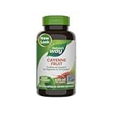 Nature's Way Cayenne Pepper, Traditional Digestion and Circulation Support*, Naturally-occurring Capsaicin, Non-GMO Project Verified, Gluten Free, 180 Vegetarian Capsules