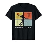 Basketball Hoop Life Player Retro Gift Men Boys Youth T-Shirt