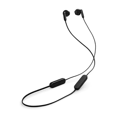 JBL Tune 235BT - Wireless Earbud Headphones with Up to 25-Hour Battery Life with Speed Charge, Multi-Point Connection and Google Fast Pair, Hands-Free Calls, IPX4 Water Resistant Design (Black)