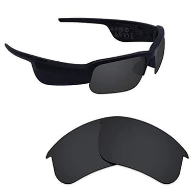 Alphax Stealth Black Polarized Replacement Lenses Compatible with Bose Tempo BMD0010 Sunglasses