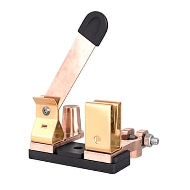 Top Post Battery Terminal Knife Disconnect Switch - Isolator Master Power Cut-Off Negative Post for Cars, Boat, Trucks, Marine, RV, ATV, Camper - 12V DC 200 Amp On Off Position Blade Switch