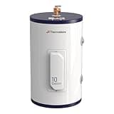 Thermomate Tank Water Heater - 10 Gallon Point of Use Hot Water Heater, 120V 1500W, Adjustable Thermostat, UL Listed (ES1000)