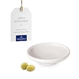 Villeroy & Boch Afina Rice Bowl, Premium Porcelain, Made in Germany, Dishwasher and Microwave Safe, 5 x 5 x 1.25 in, Stackable, White