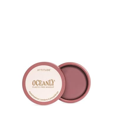 ATTITUDE Oceanly Eyeshadow, EWG Verified, Single Matte Cream Eyeshadow, Plastic-Free, Vegan Beauty and Makeup, Dusty Rose, 0.16 Fl Oz