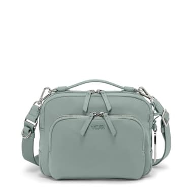 TUMI - Voyageur Teghan Crossbody - Women's Compact Everyday Purse with Leather Trim - Thyme