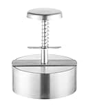 Brigii 304 Stainless Steel Burger Press - Adjustable 4.5" Hamburger Patty Maker, Heavy Duty Stainless Steel Burger Press for Ground Beef, Burgers (Dishwasher Safe & Rustproof)