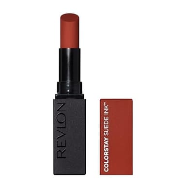 REVLON Lipstick, ColorStay Suede Ink, Built-in Primer, Infused with Vitamin E, Waterproof, Smudge-proof, Matte Color, 006 In The Money, 0.09 oz.