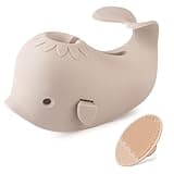 Bath Faucet Cover for Kids，Bath Spout Cover for Baby are Suitable for Most Bathtub Faucet,spout Cover Bathroom Tub Adds Fun to Your Baby in The Shower.（Grayish Beige）