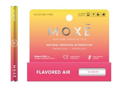 MOXE Natural Daiquiri Air Inhaler | Non Electric Long-Lasting Flavored Air Refreshing Support | Oral Fixation Passionfruit, Orange, Vanilla & Menthol Essential Oils, Craving