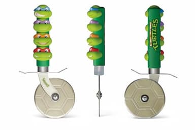 Teenage Mutant Ninja Turtles Pizza Cutter | TMNT Pizza Slicer | TMNT Pizza Wheel Cutter | TMNT Pizza Party Supplies | Officially Licensed