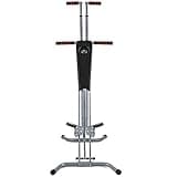 SmarketBuy Vertical Climber, Full Body Fitness Step Climber for Home Gym, Cardio Climbing Machine with Step Counter, Adjustable Height, Steel Frame, 330lbs Resistance, Compact Folding Design