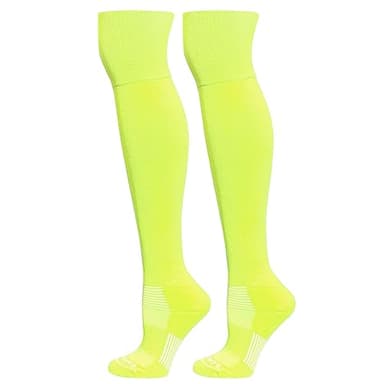 Mk Socks Extreme Over The Knee Sports Socks - Neon Yellow (M)