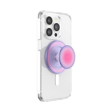 PopSockets Phone Grip for MagSafe, Magnetic Holder, Phone Stand, Cute Pink - Aura