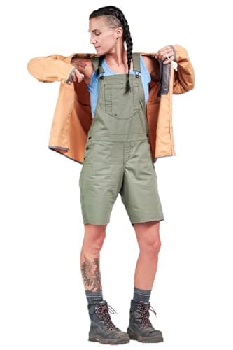 Dovetail Workwear Freshley Ultra Light Shortall, 12 Pockets, Ripstop Lichen Green