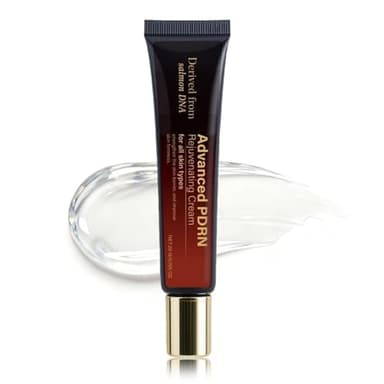 Advanced PDRN Rejuvenating Cream, 99% Pure Salmon DNA Collagen Gel Repair Cream, 0.7 oz, with Hyaluronic Acid and Niacinamide, Nighttime Skin Repair,Inspired Skincare