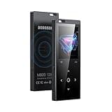 128GB MP3 Player with Bluetooth: Portable Music Player for Kids - Reproductor MP3 HiFi Sound FM Radio - Digital Audio Player Voice Recorder Mini Design Ideal for Sport (Included Earphones)