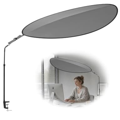 Office Cubicle Leaf Canopy Desk Shade, 52 Inch for Overhead Light Block