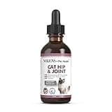 NODENS CAT Hip and Joint Glucosamine for Cats with Chondroitin - Cat Pain Relief from Inflammation - Cat Joint Supplement for Improved Joint Flexibility - Natural Liquid cat Health Supplies 59ml