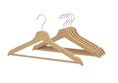IKEA BUMERANG Hanger, Natural - 5 Pack - Giant SHOPPY
