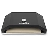 Stanbroil Outdoor Pizza Oven Pizza Maker for Blackstone 22", 28" Tabletop Griddles Cooking Station, Blackstone Flat Top Gas Grill Accessories with Temperature Gauge, 17.3 in. x 12 in. Pizza Stone