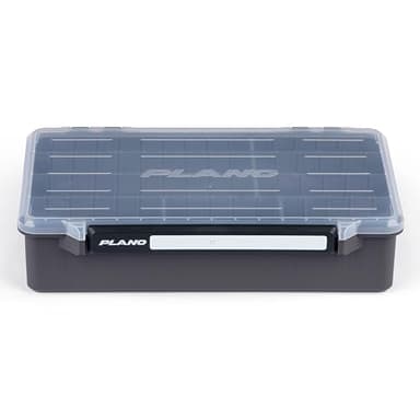 Plano StowAway 3700 Deep Stow Tackle Box, with Corrosion-Preventive Rustricor, Single Latch Design, Transparent DuraView Lid, Stackable Storage for Fishing Bait, Lures and Gear