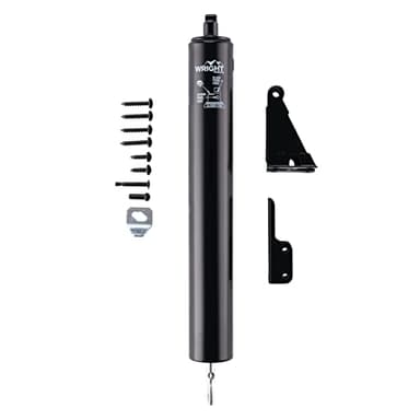 Wright Products Heavy-Duty Pneumatic Storm Door Closer – Durable, Adjustable, Quiet-Closing with Hold-Open Feature (Transitional, Black)