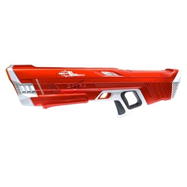 SPYRA Electric Water Blaster, Outdoor Squirt Gun for Pool Games, SpyraThree™, Red - Automatic Water Blast Guns for Beach, Backyard, Patio, and Garden