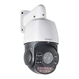 SUNBA 5MP IP PoE+ PTZ Camera Outdoor, 20x Optical Zoom, Two-Way Audio, 2.4G WiFi Camera, Motion & Human-Shape Detection, 24x7 Automatic Patrol, up to 328ft Night Vision (405-D20X ECO Edition)