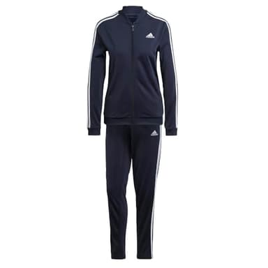 adidas Women's Essentials 3-Stripes Track Suit, Legend Ink, Medium