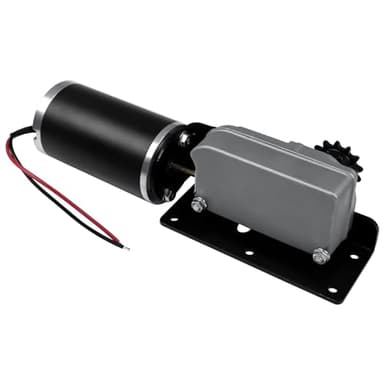 225008 RV Slide Out Motor & Gear Housing Compatible with BAL Accu-Slide Cable Slide Out System, with R25076 R25076-1 RV Slide Out Gear Box and R25075 High Torque Motor for Travel Trailer Camper | 12V