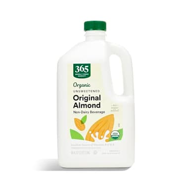 365 by Whole Foods Market Organic Unsweetened Almond Milk, 96 FZ