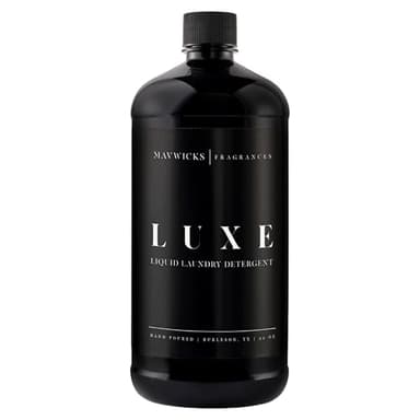 Mavwicks - Laundry Liquid Detergent (Luxe) - 32 Oz Laundry Perfume Bottle for Men & Women, Stain & Odor Remover, Deep Clean, Long-Lasting Fragrance and Freshness for All Fabrics