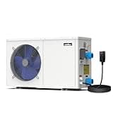 villastar Pool Heater for Above Ground & Inground Pool, SPA, 30,000 BTU Electric Heat Pump for 10,000 Gallons Swimming Pools, Heating and Cooling Pool Heat Pump 120V 60Hz YC-007-FN110V