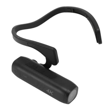 Yoidesu 4K Head Mounted Video Camera, 4K 60FPS 42MP Camcorder, Anti Shake 120° Wide Angle Wearable Camera with 2 Axis Stabilizer, APP Control for Vlog, Sports