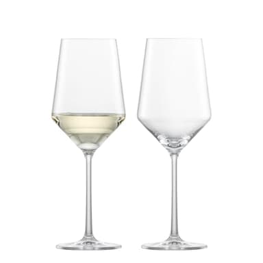 ZWIESEL GLAS Pure Sauvignon Blanc White Wine Glass (Set of 2), Wine Glasses for White Wine, Dishwasher-Safe Tritan Crystal Glasses, Made in Germany (14 Ounce)