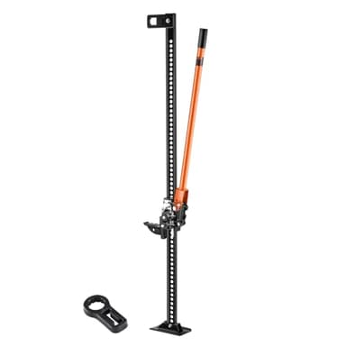 VEVOR Farm Jack 60inch, 7000 lbs Capacity Ratcheting Off Road Jeep Jack for Tractor, Truck, SUV, Bumper Lift, Orange