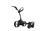 MGI Zip Navigator All Terrain Electric Golf Cart - 36 Hole Lithium Battery - Remote Control - Accessories Included (Drink, Umbrella, & GPS-Phone Holder), Black