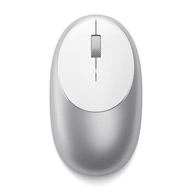 Satechi M1 Wireless Bluetooth Mouse, USB-C Rechargeable, Compact & Portable, for MacBook Air/Pro M5/M4, iPad Air/Pro M5/M4/M3, iPad mini, Mac mini, iMac & Windows - Silver