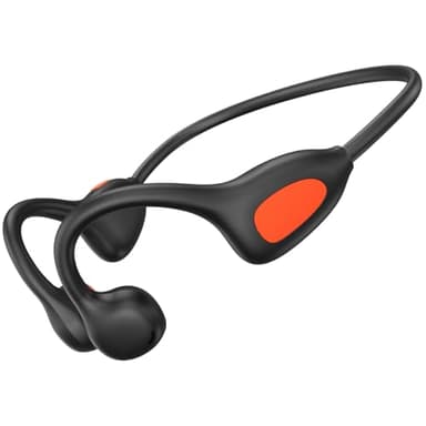 Open Ear Headphones,Bone Conduction Earphones Bluetooth 6.1 Wireless Air Conduction Headphones Sport Earbuds,IPX6 Waterproof,Clear Call,Lightweight Earphones for Running Cycling Workouts(Black)