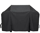 Heavy Duty 600D Polyester Cover Compatible with Napoleon 61665 PRO 665 Grill Cover, Water Resistant Outdoor BBQ Cover, Weather Protection, Black