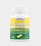 MedPlus - Low Dose Aspirin 81mg - 500 Tablets - Enteric Coated Low Strength - Pain Reliever for Minor Aches and Pains, Fever Reducer - Made in USA