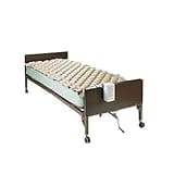 Drive Medical Med Aire Alternating Pressure Pump and Pad System, Variable Pressure with End Flaps, 123" x 36" x 2.5"