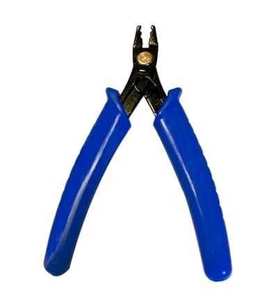 Crimping Tool Jewelry Crimper Plier Bead Crimping Pliers Jewelry Making Tool Crimping Crimper Press Pliers with PVC Handle for Beading Jewelry DIY Crafts