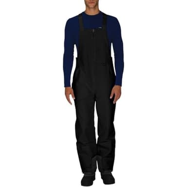 Arctix Men's Essential Insulated Bib Overalls, Black, X-Large/32" Inseam