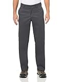 Dickies Active Waist Regular Fit Pants, Charcoal, 38 30