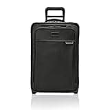 Briggs & Riley Essential 22" 2-Wheel Expandable Carry On - Luggage for Travel, Suitcases with Wheels, Softside Rolling Bag for Men & Women, Self-Repairing Zipper - Baseline Collection, Black