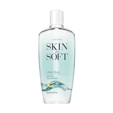 AVON Skin So Soft Original Bath Oil for Women, Moisturizing Body Oil with Jojoba Oil for Dry Skin, 16.9 fl oz Hydrating Shower Oil; Perfect as an After-Shower Skin Softener for All Adults